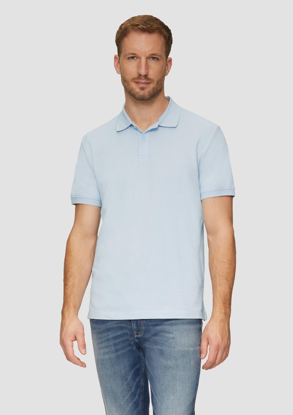 s.Oliver Poloshirt aus Baumwollpiqué Tiefpreis