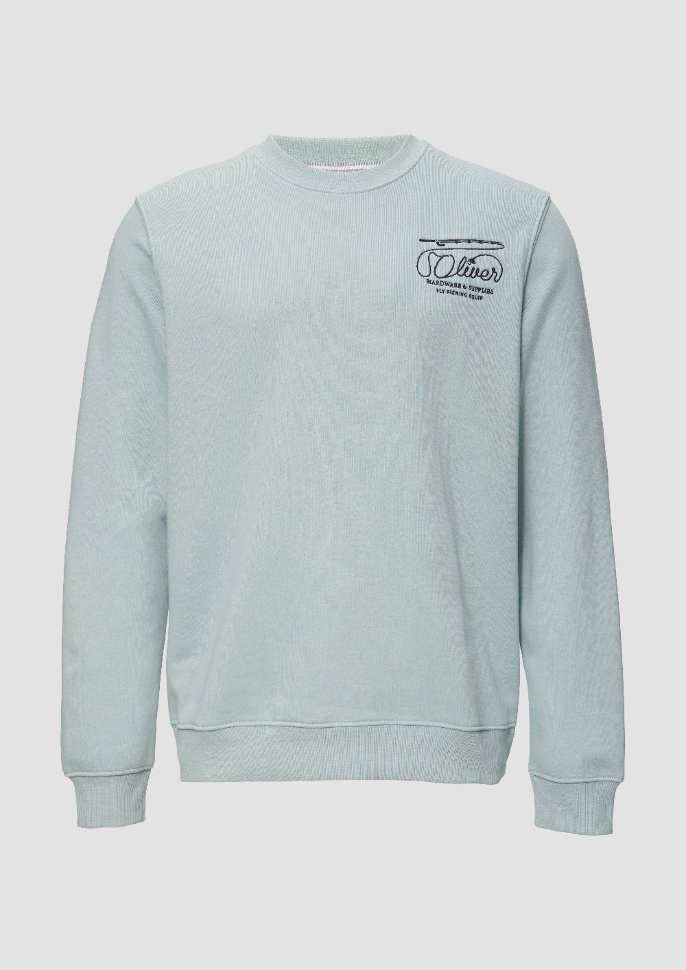 s.Oliver Sweatshirt mit Stickerei aus weichem Baumwollmix Letzte 2 Tage