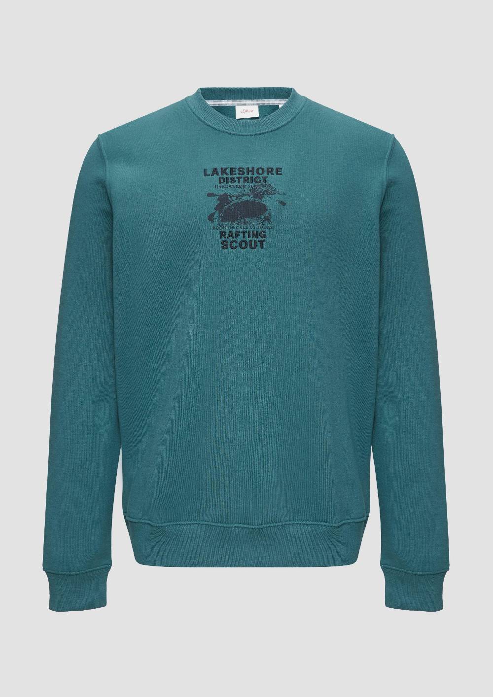 s.Oliver Sweatshirt mit Stickerei aus weichem Baumwollmix Letzter Tag