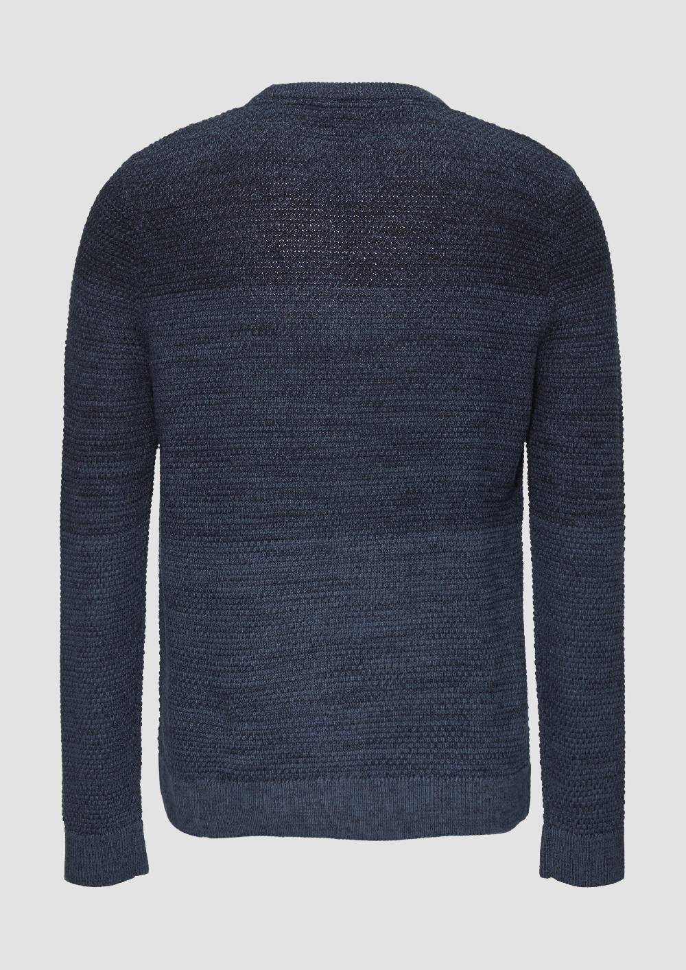 s.Oliver Strickpullover in melierter Streifenoptik Bis zu 50% Rabatt