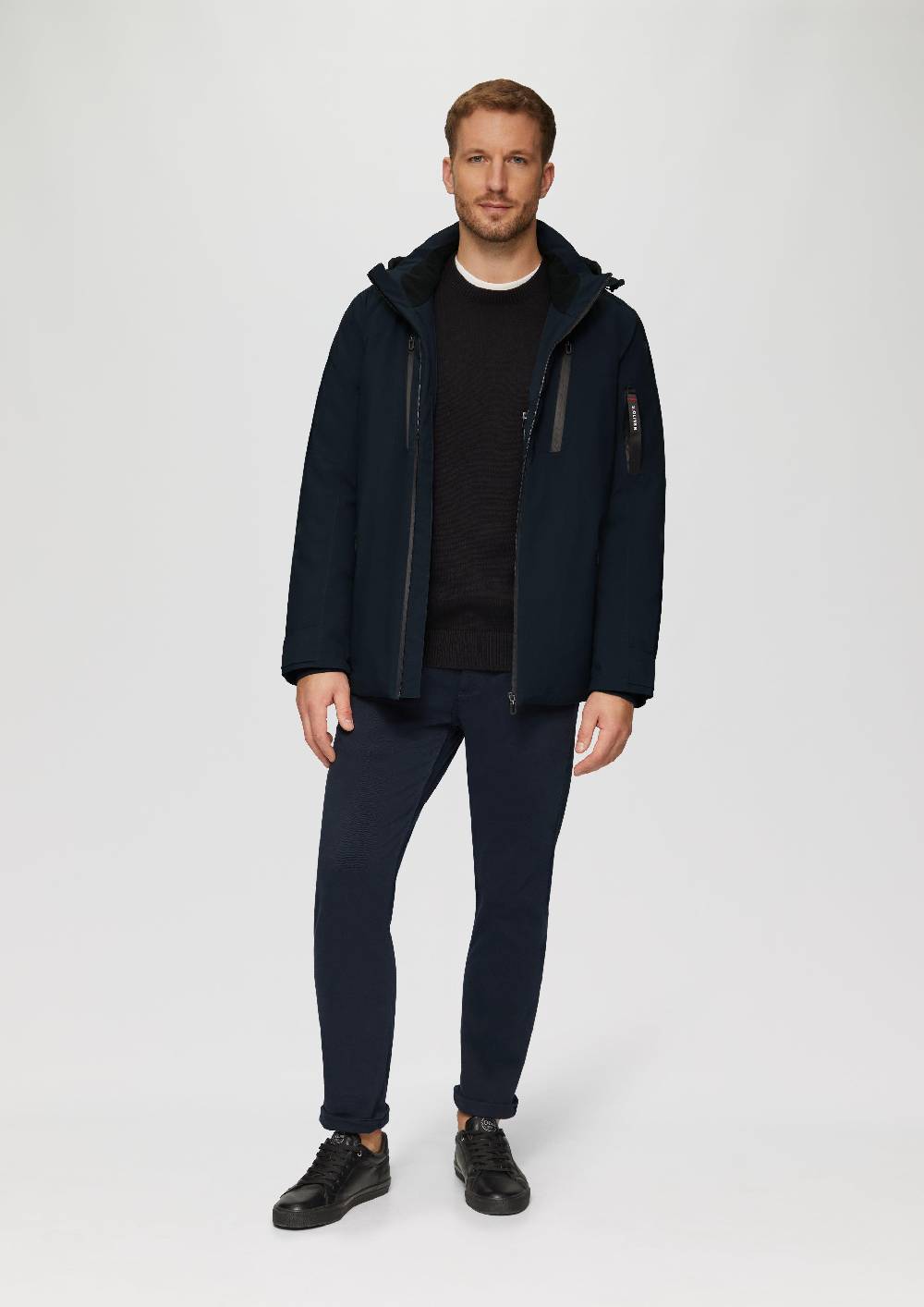 s.Oliver Wasserabweisende Jacke mit Kapuze und Zip-Details Riesige Rabatte