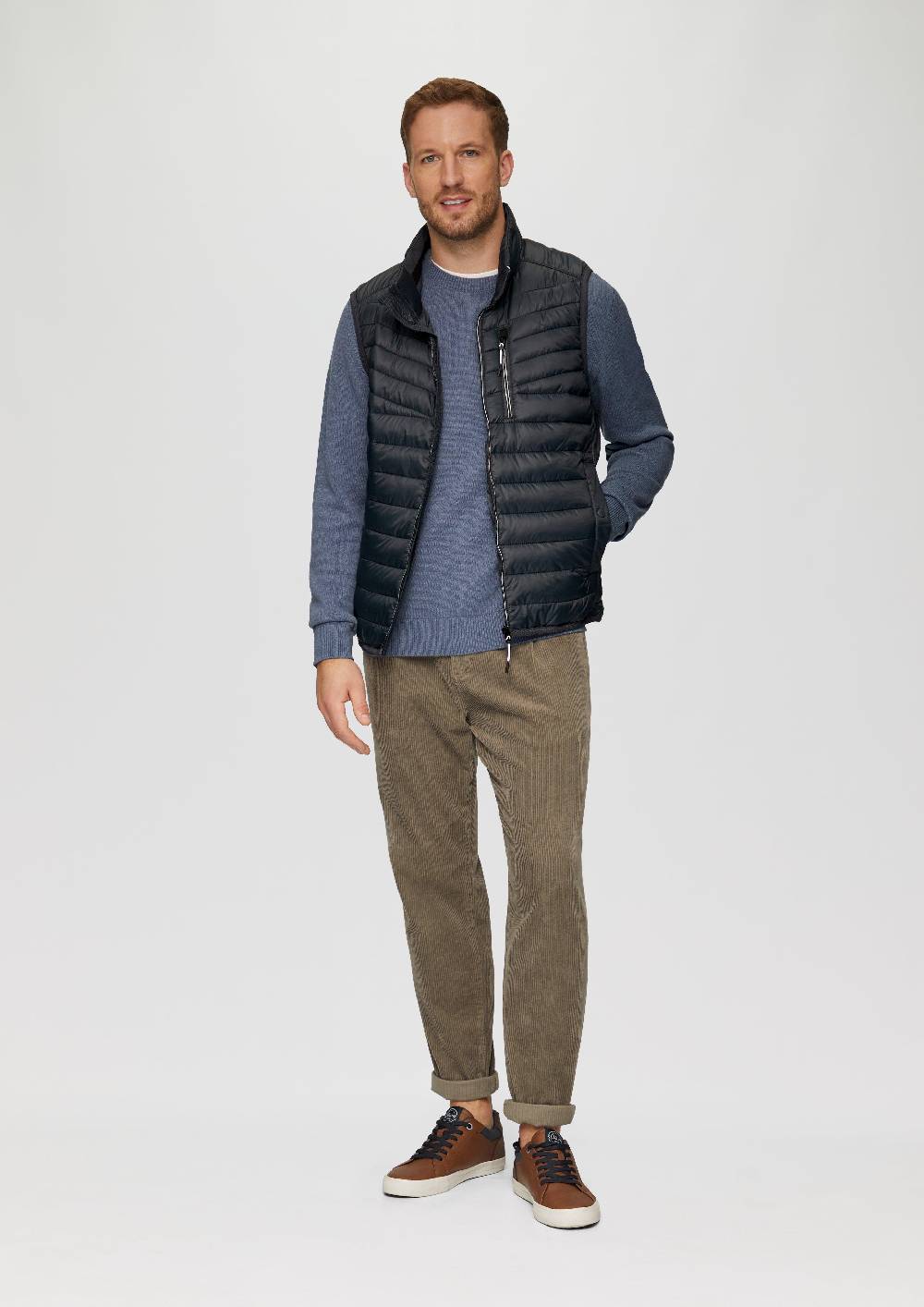 s.Oliver Leicht wattierte Steppweste aus recyceltem Polyester 2025