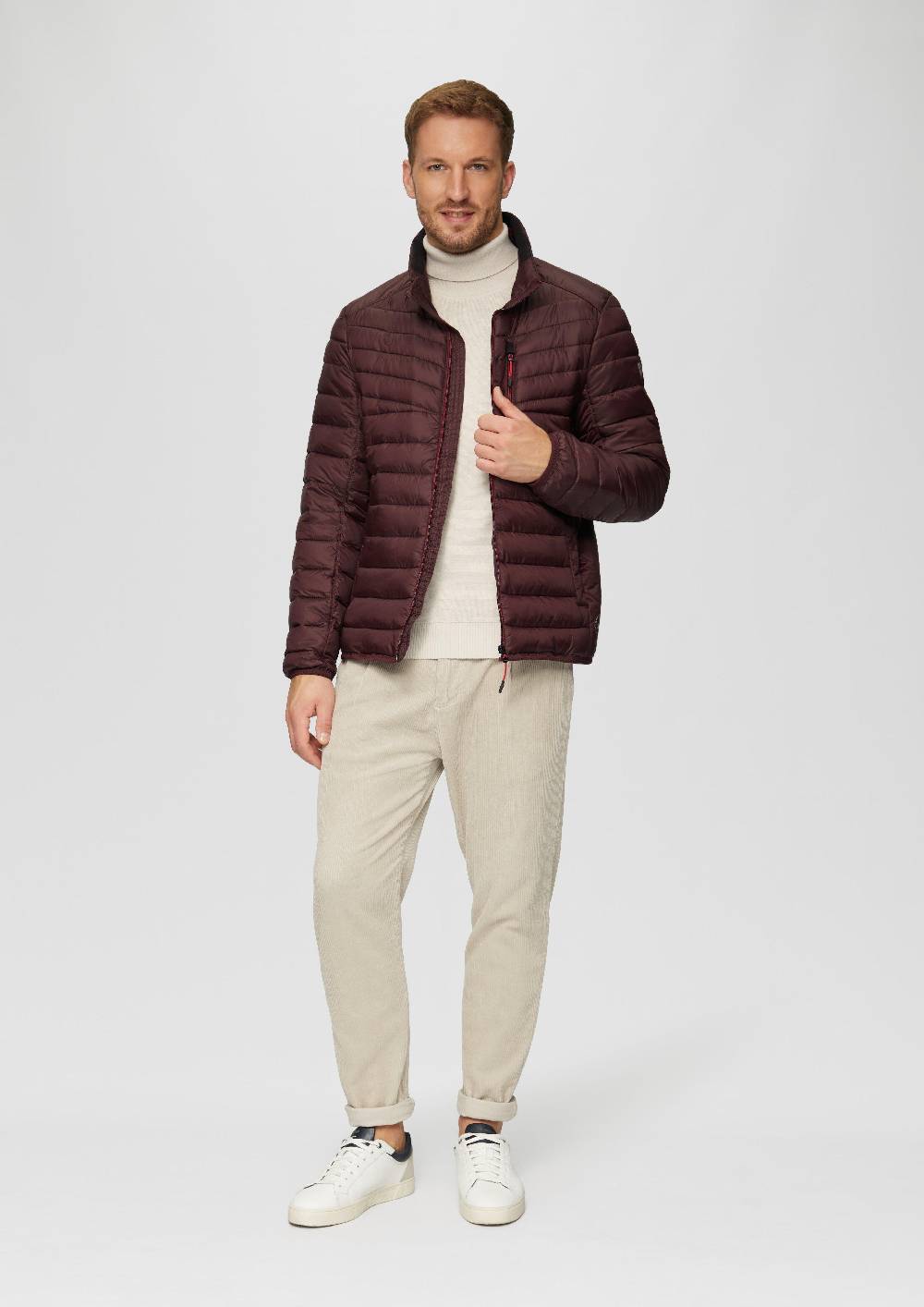 s.Oliver Leicht wattierte Steppjacke aus recyceltem Polyester Verkauf