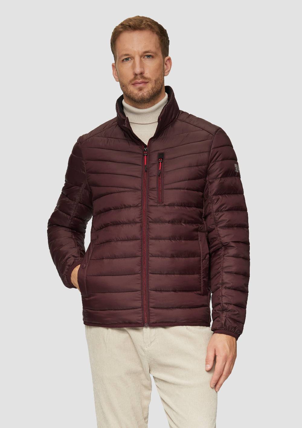 s.Oliver Leicht wattierte Steppjacke aus recyceltem Polyester Verkauf