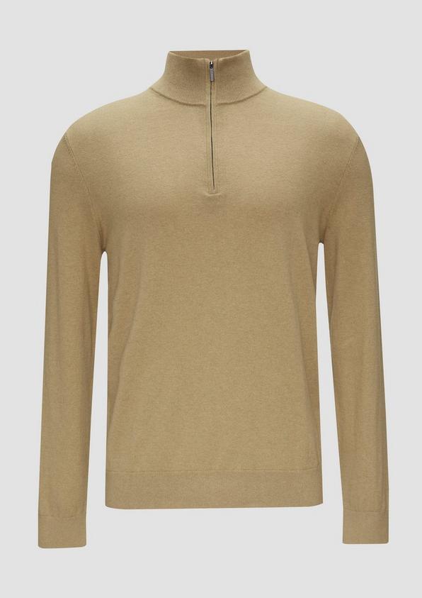 s.Oliver Strickpullover mit Stehkragen
