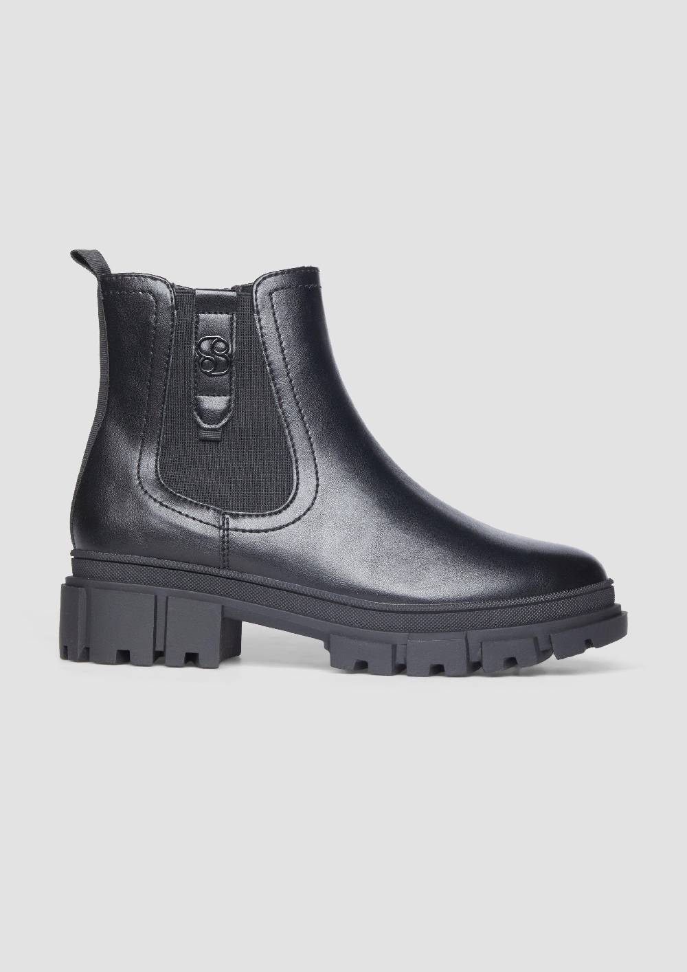 s.Oliver Chelsea Boots mit Logo-Detail Günstig kaufen