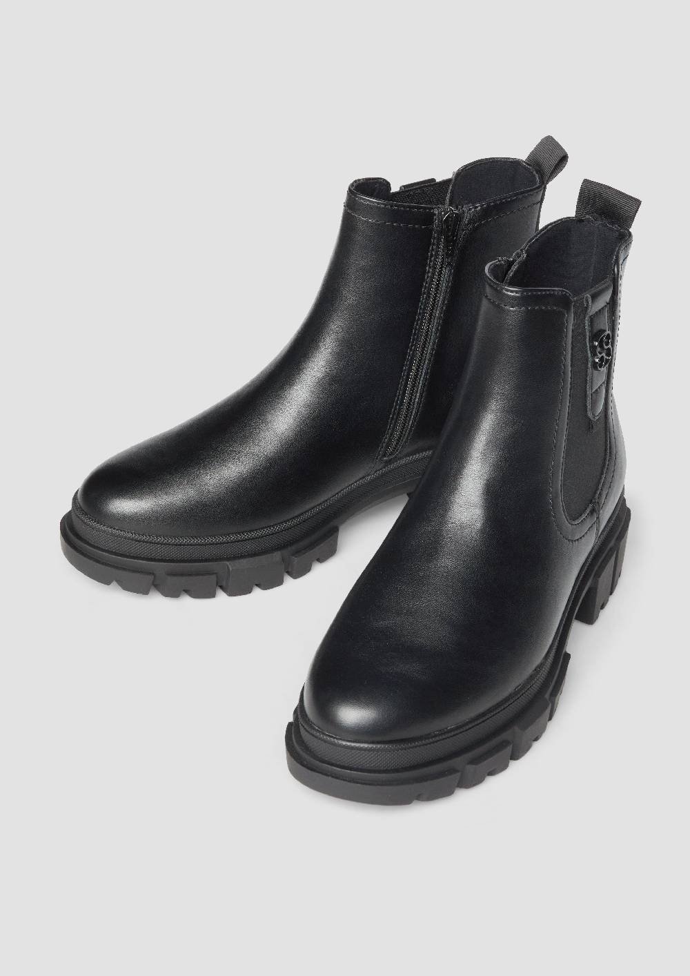 s.Oliver Chelsea Boots mit Logo-Detail Günstig kaufen
