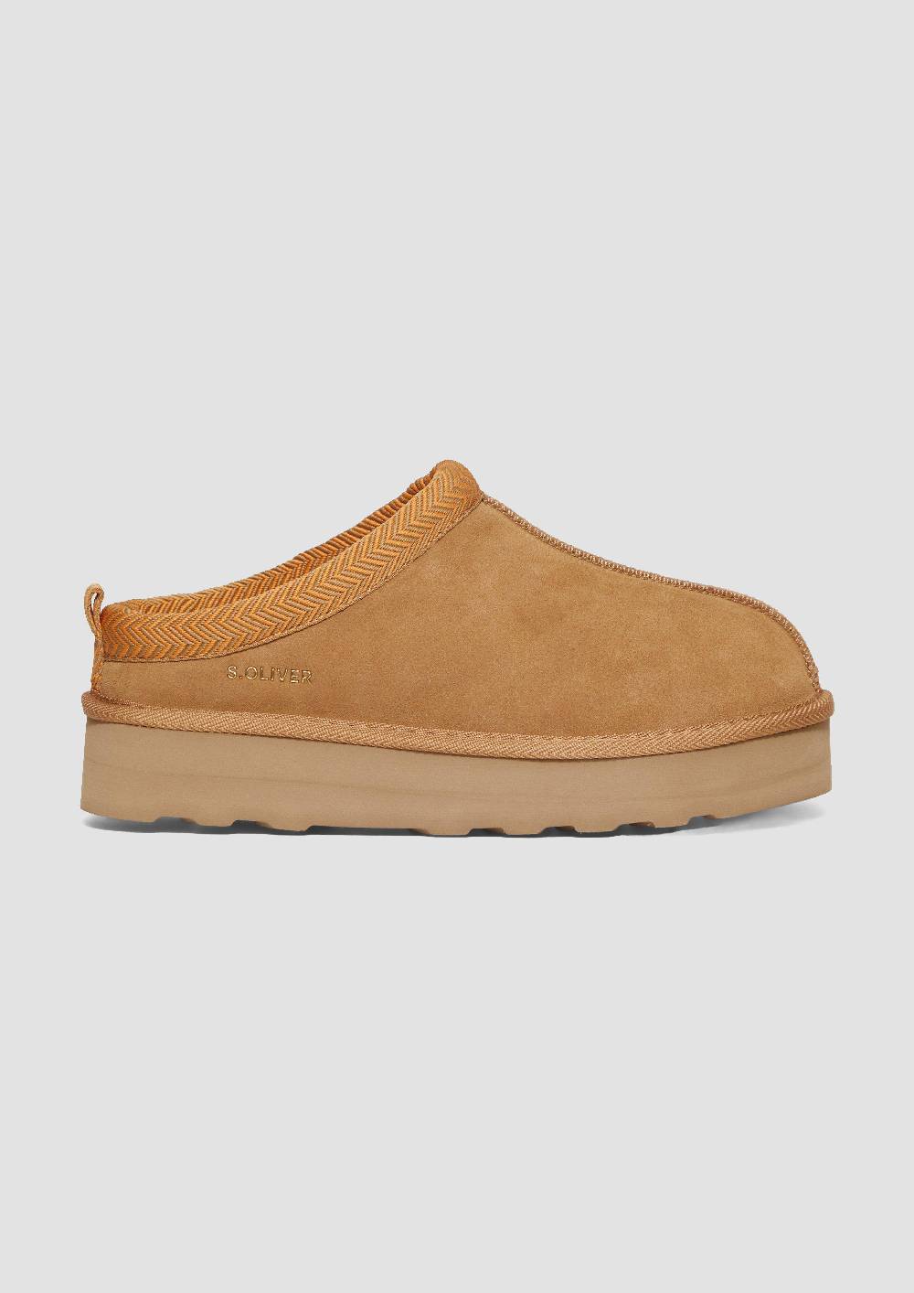 s.Oliver Pantoletten aus Leder Online Outlet