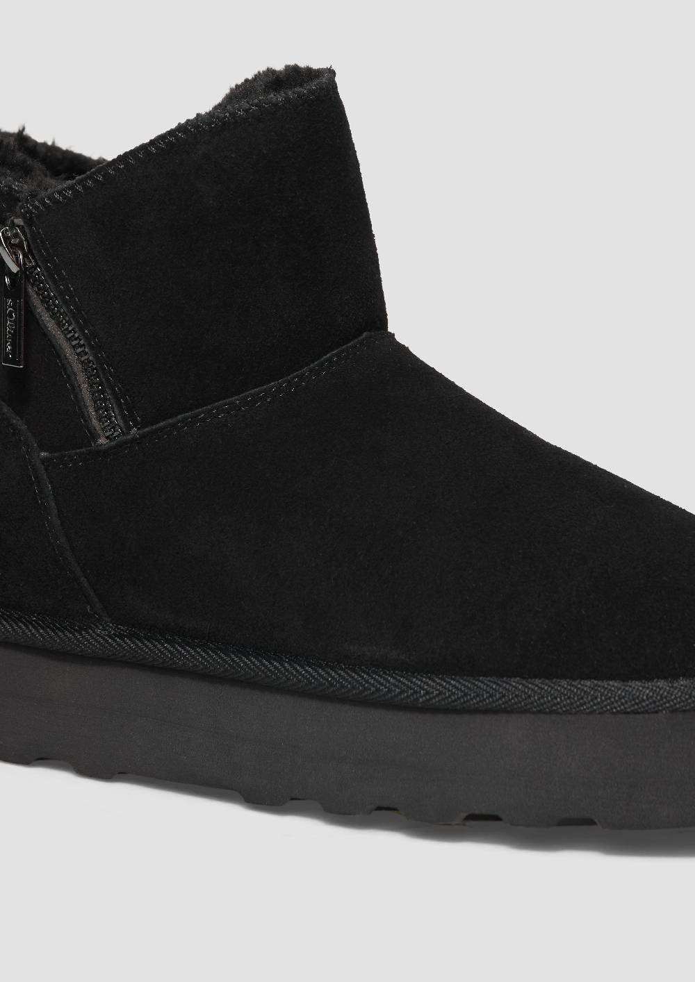s.Oliver Gefütterte Stiefel aus Rindsleder Kauf eins, bekomm eins gratis