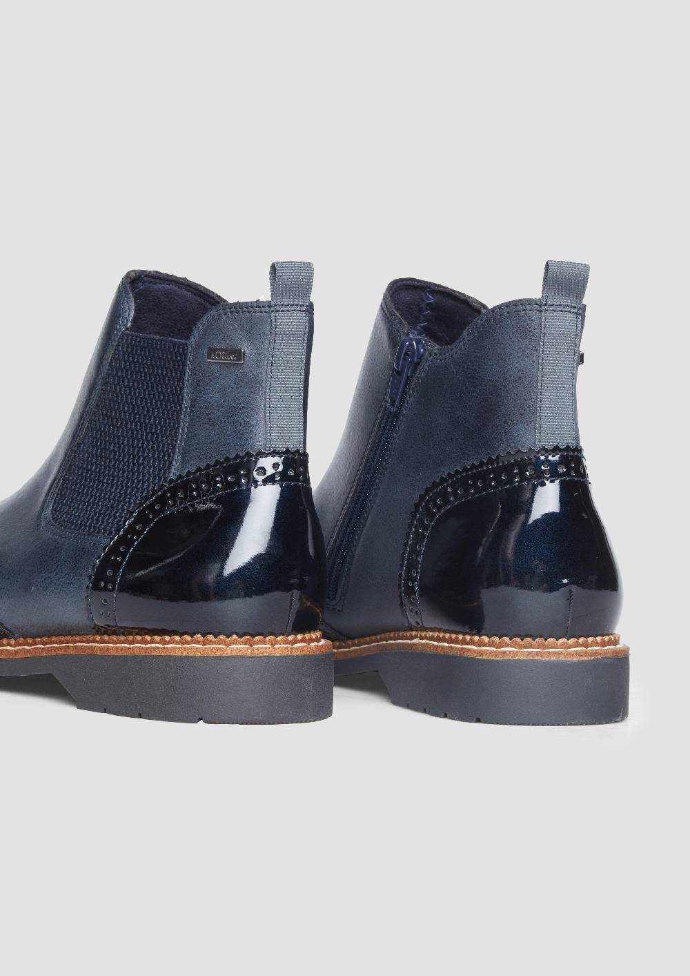 s.Oliver Chelsea-Boots aus Kunstleder Sonderangebote