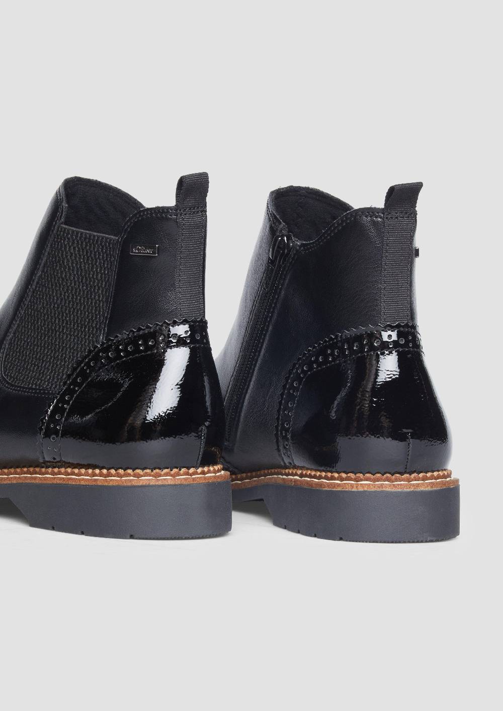 s.Oliver Chelsea-Boots aus Kunstleder Riesige Ersparnisse