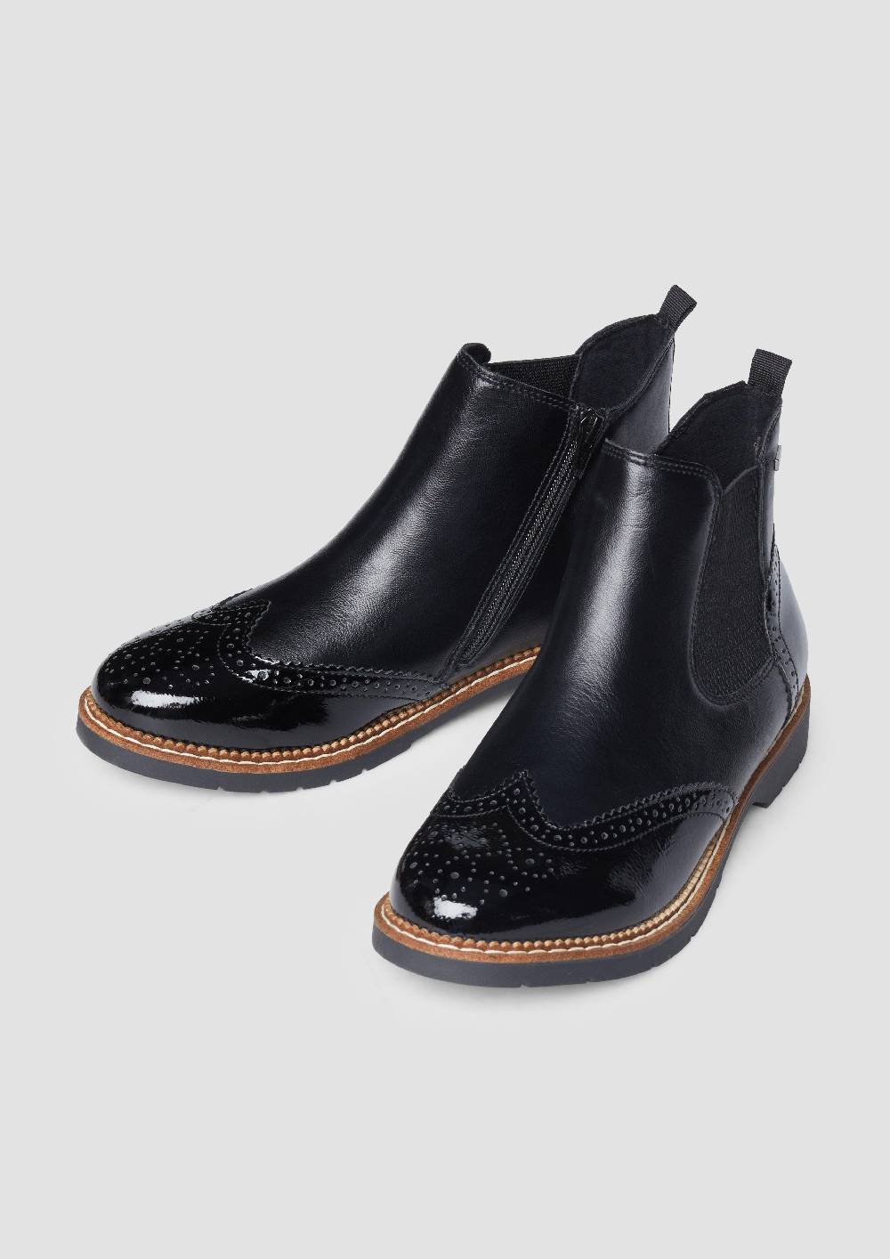 s.Oliver Chelsea-Boots aus Kunstleder Riesige Ersparnisse