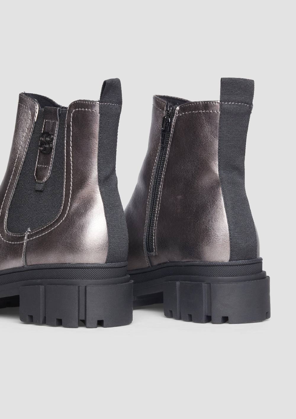 s.Oliver Chelsea Boots mit Logo-Detail Letzte 2 Tage