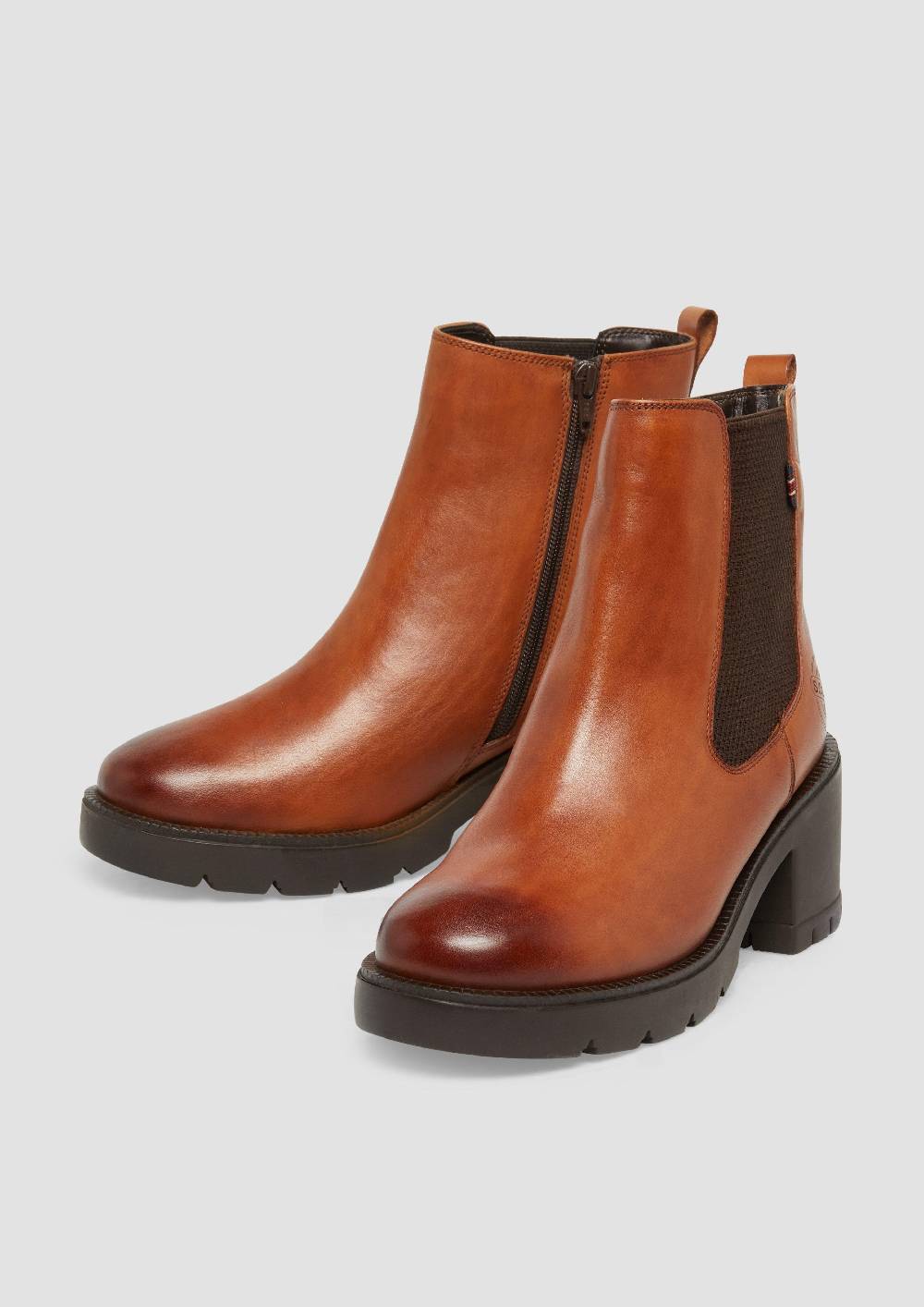 s.Oliver Chelsea-Boots aus Leder Bis zu 55% Rabatt