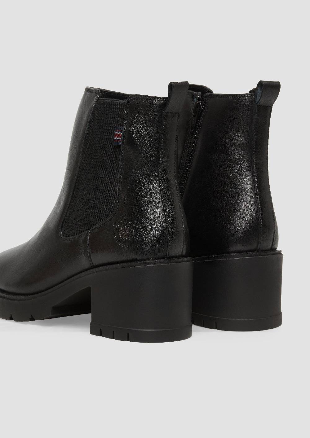 s.Oliver Chelsea-Boots aus Leder Discount Store für neue Produkte