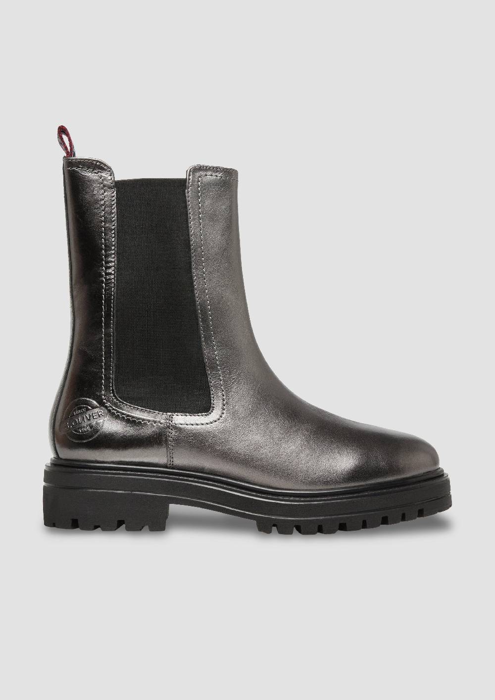 s.Oliver Chelsea Boots aus Glattleder Black Friday Preise