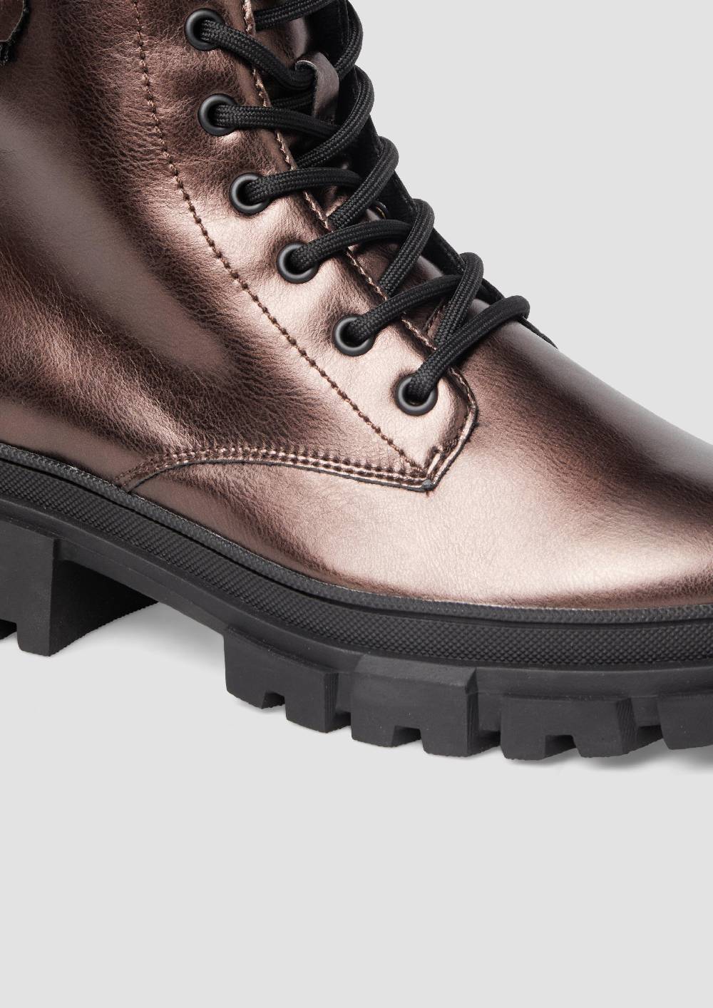 s.Oliver Stiefeletten mit Schnürung und Reißverschluss Im Verkauf