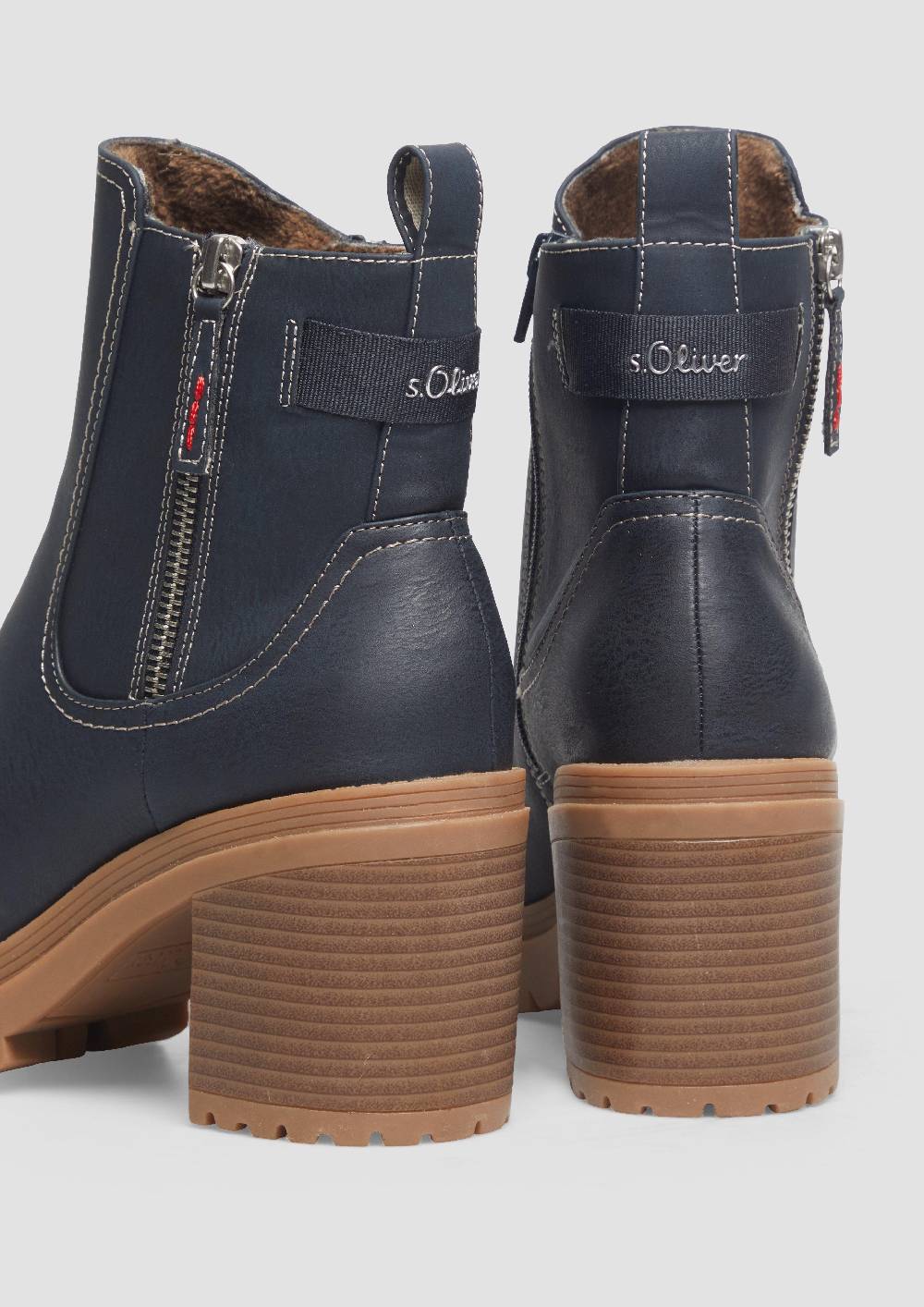 s.Oliver Stiefeletten mit Blockabsatz Schlussverkauf