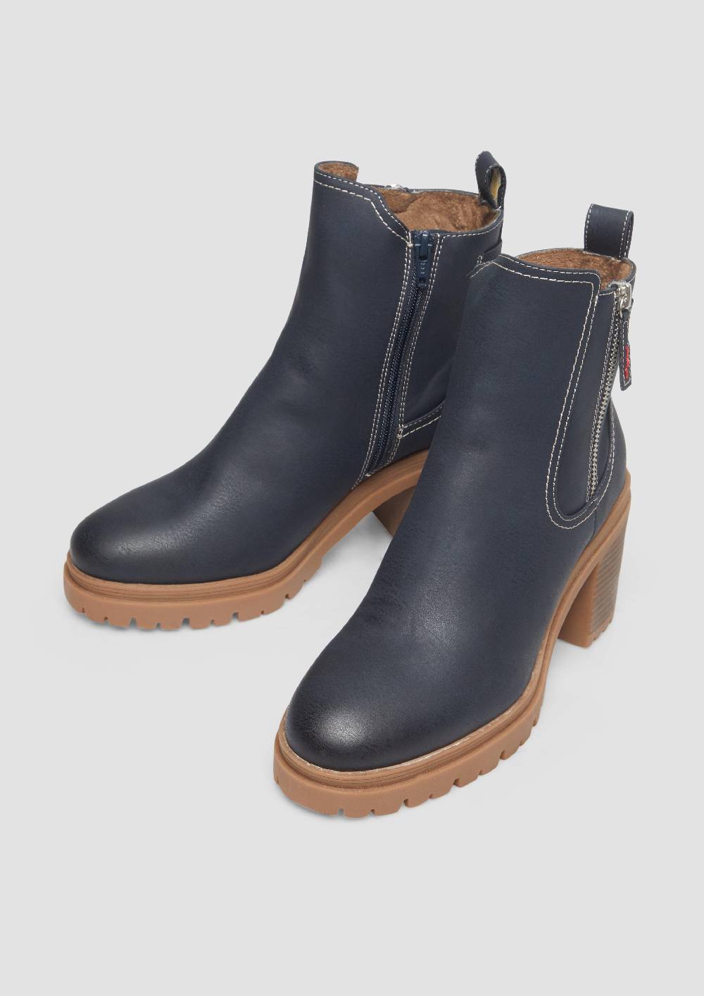 s.Oliver Stiefeletten mit Blockabsatz Schlussverkauf