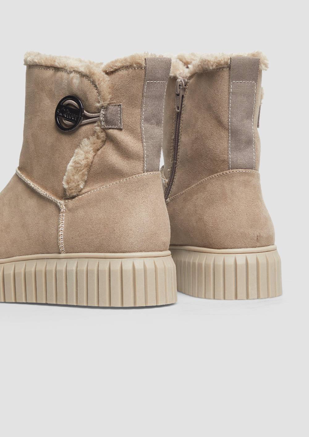 s.Oliver Gefütterte Boots mit Plateausohle Fabrik Onlineshop
