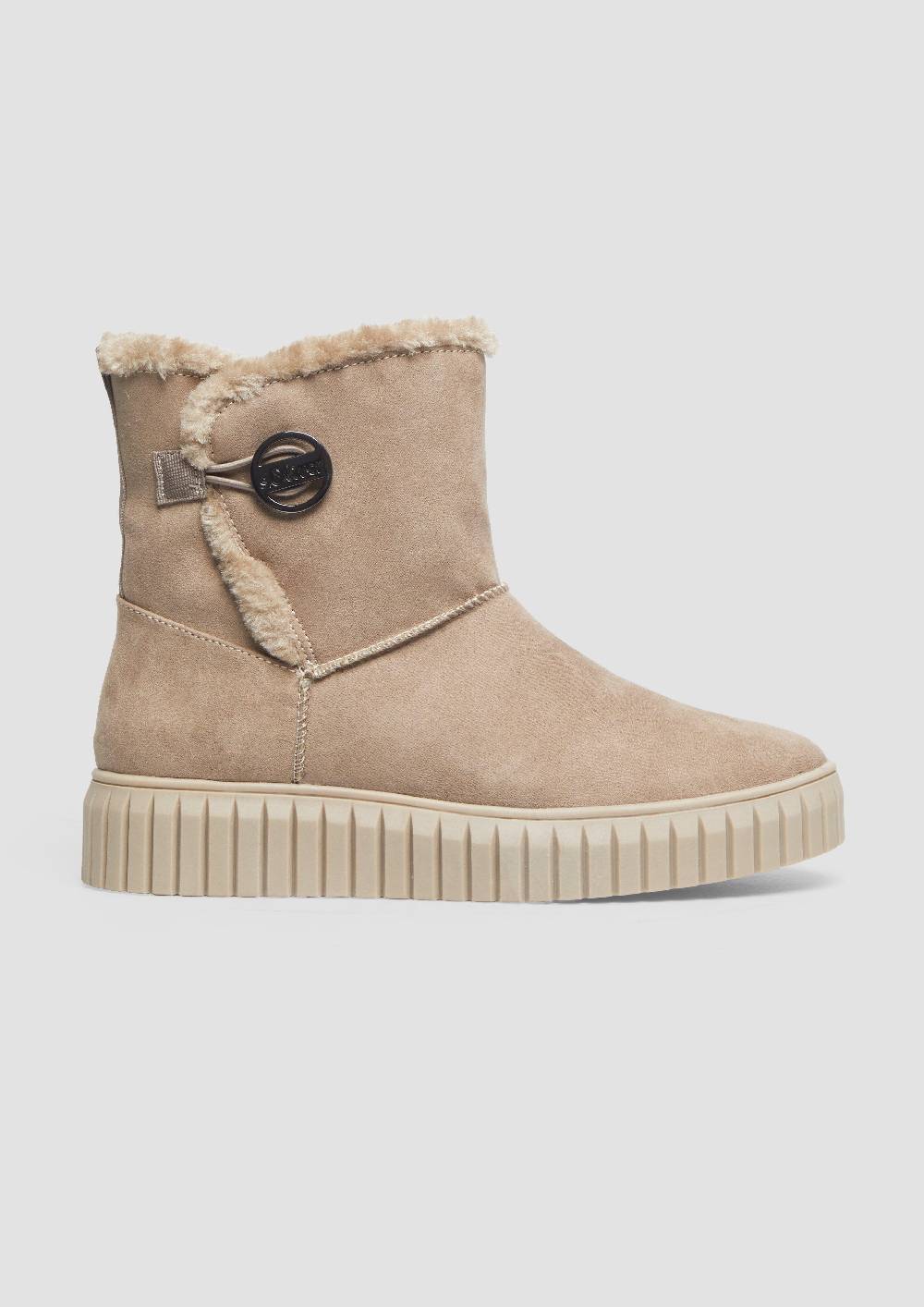 s.Oliver Gefütterte Boots mit Plateausohle Fabrik Onlineshop