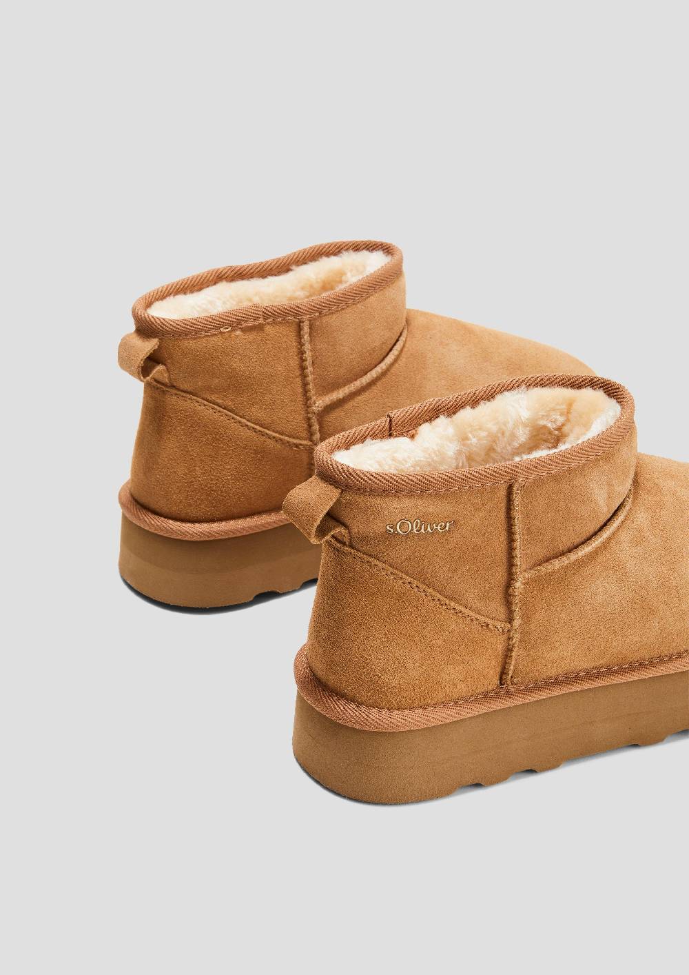 s.Oliver Stiefel mit Teddyplüsch-Futter Sonderangebot