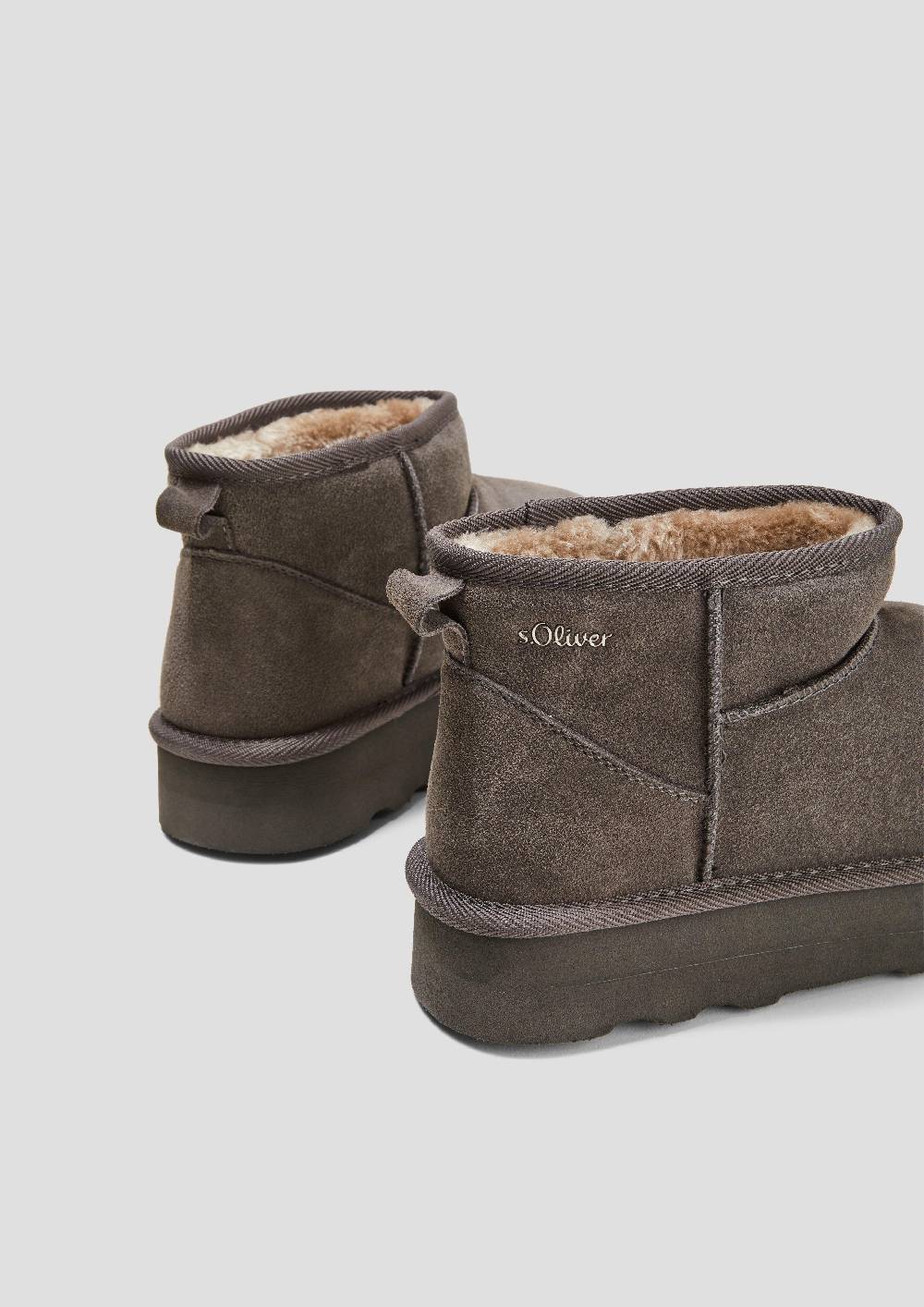 s.Oliver Stiefel mit Teddyplüsch-Futter Rabatt