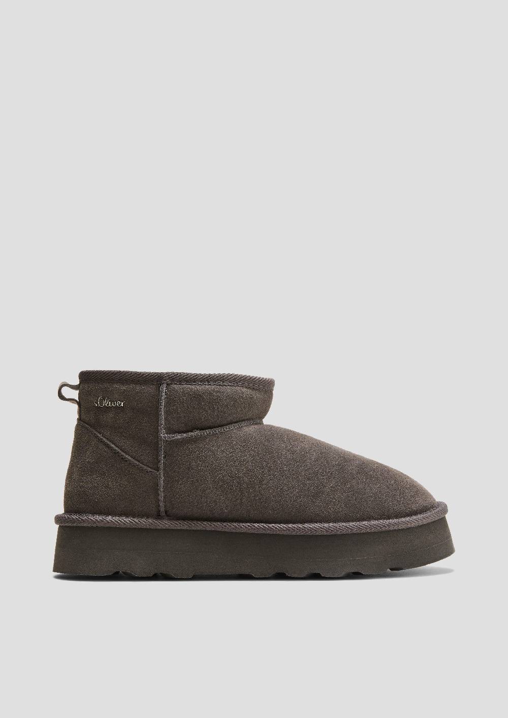 s.Oliver Stiefel mit Teddyplüsch-Futter Rabatt