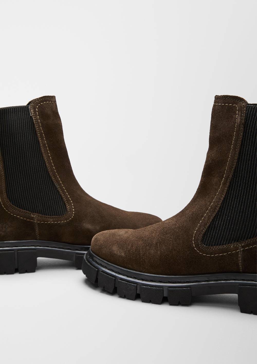 s.Oliver Stiefel aus Veloursleder Begrenztes Angebot