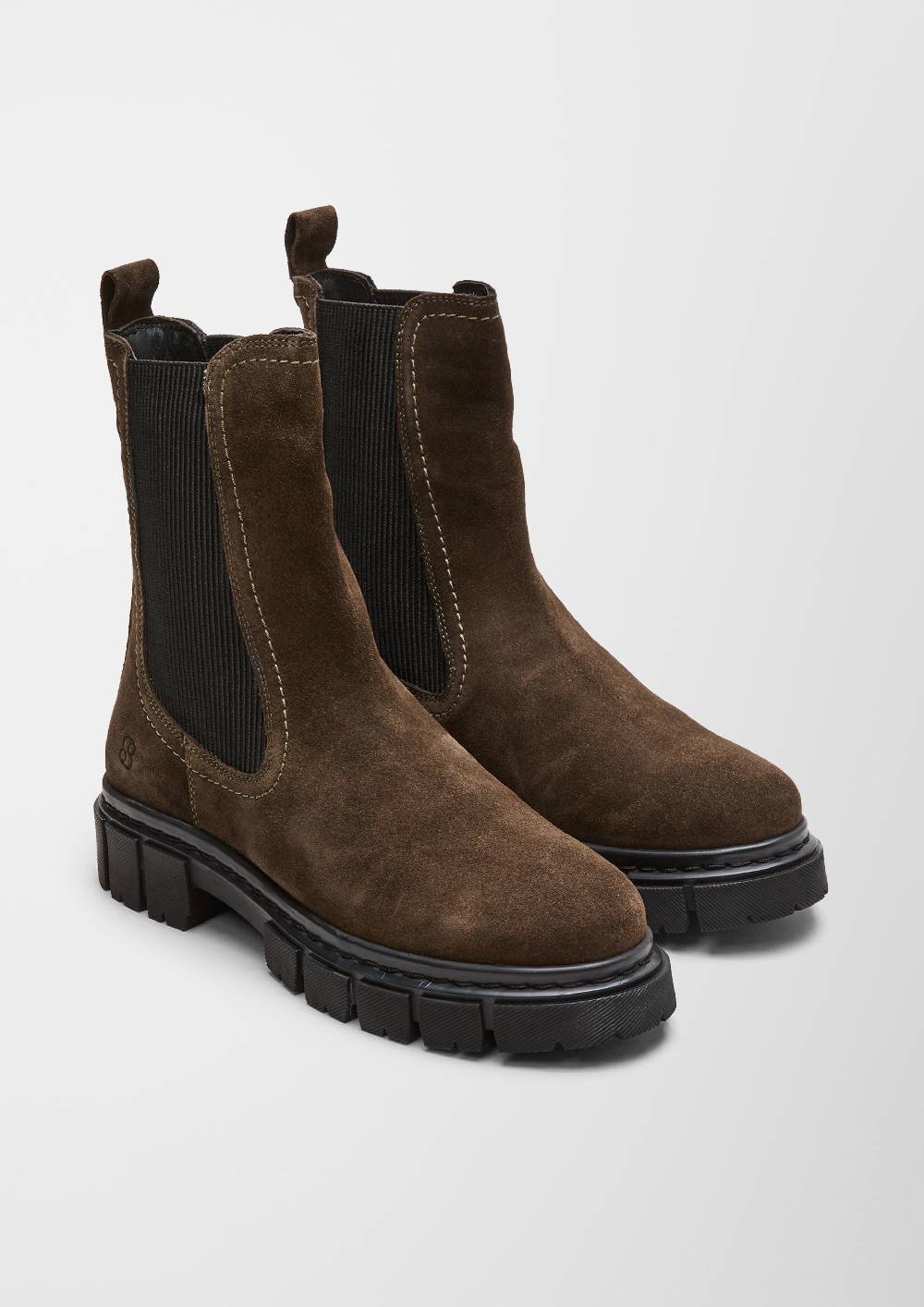 s.Oliver Stiefel aus Veloursleder Begrenztes Angebot
