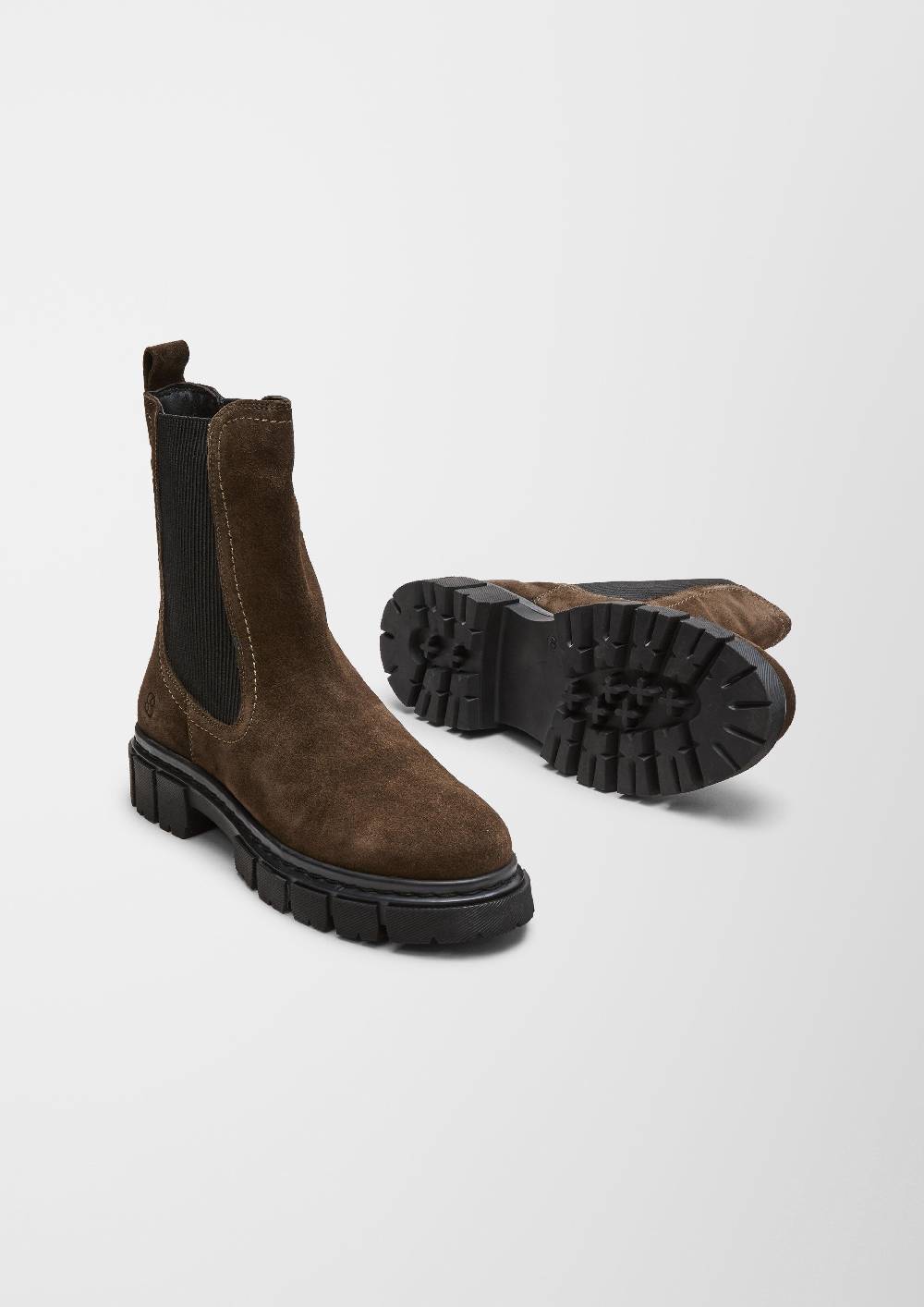 s.Oliver Stiefel aus Veloursleder Begrenztes Angebot