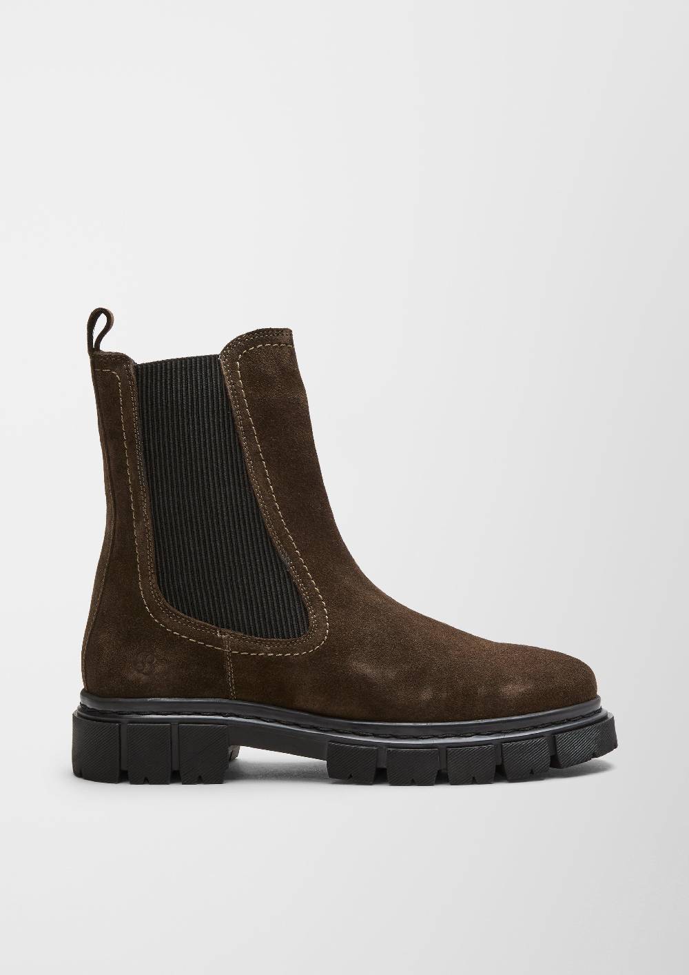s.Oliver Stiefel aus Veloursleder Begrenztes Angebot