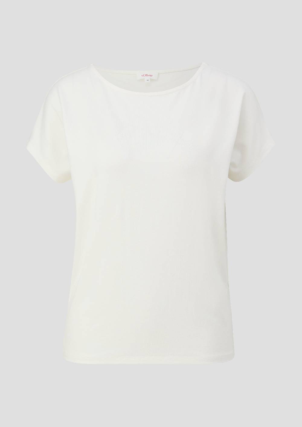 s.Oliver T-Shirt aus Viskosestretch im Relaxed Fit Black Friday