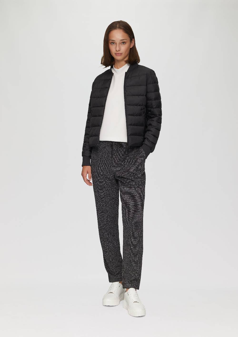 s.Oliver Kurze Steppjacke mit Rippbündchen Osterangebot