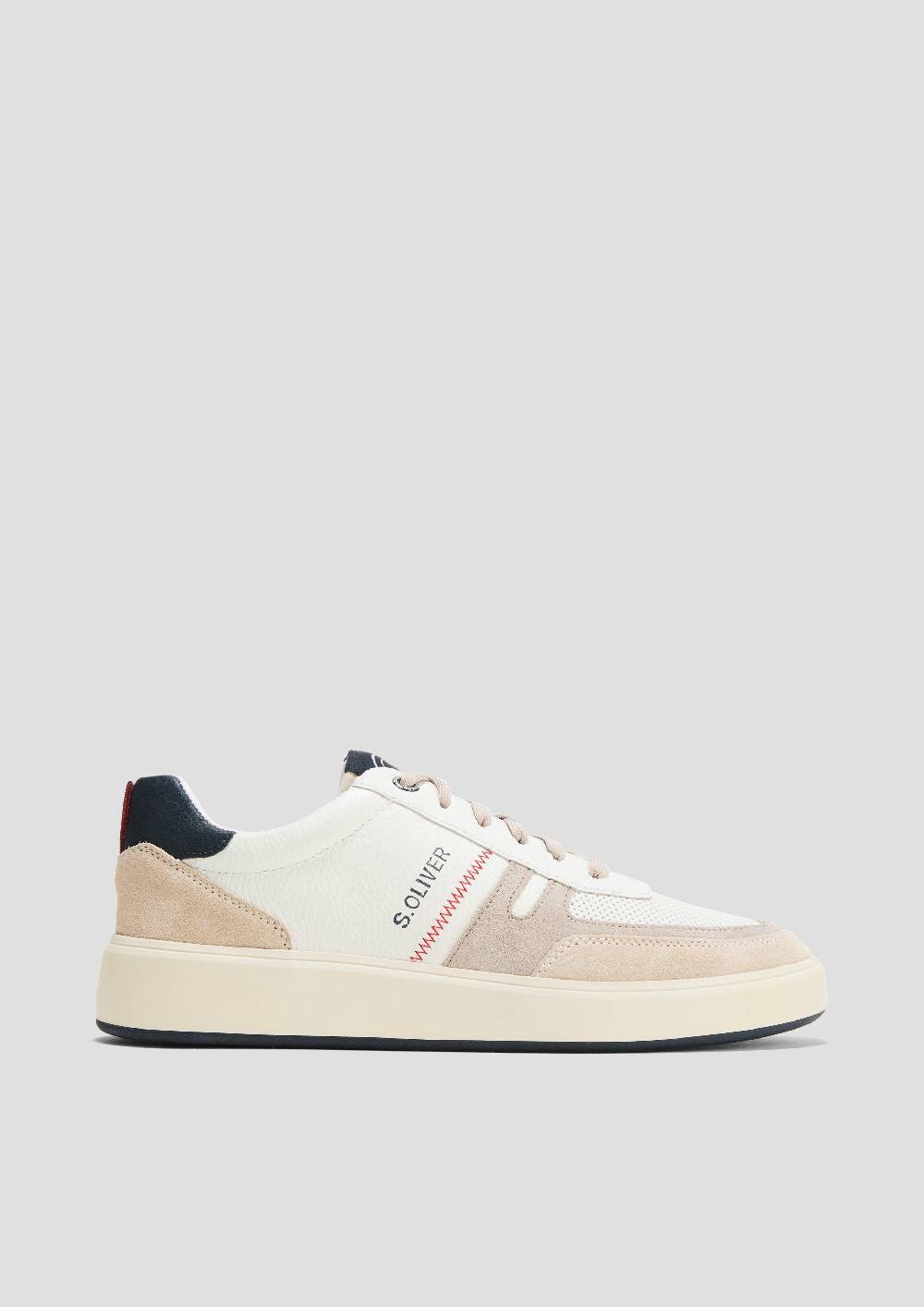 s.Oliver Sneaker aus Leder mit Logo-Detail Sonderangebote
