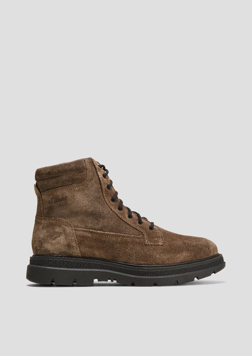 s.Oliver Gefütterte Boots aus Leder Tiefpreis