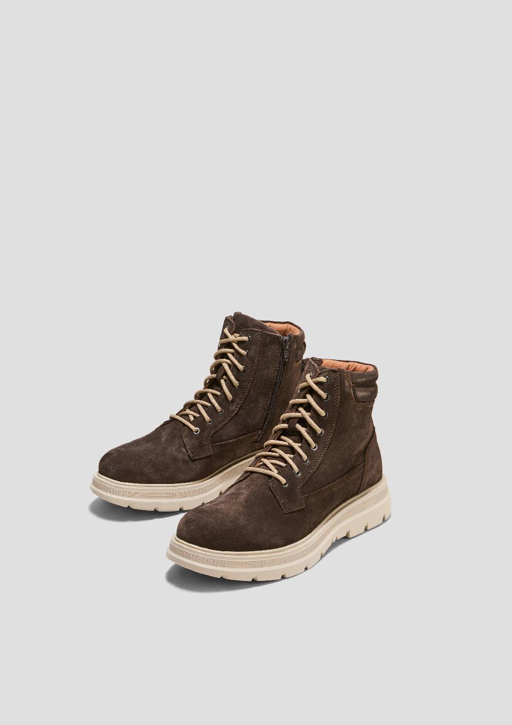 s.Oliver Gefütterte Boots aus Leder 50% Rabatt für begrenzte Zeit