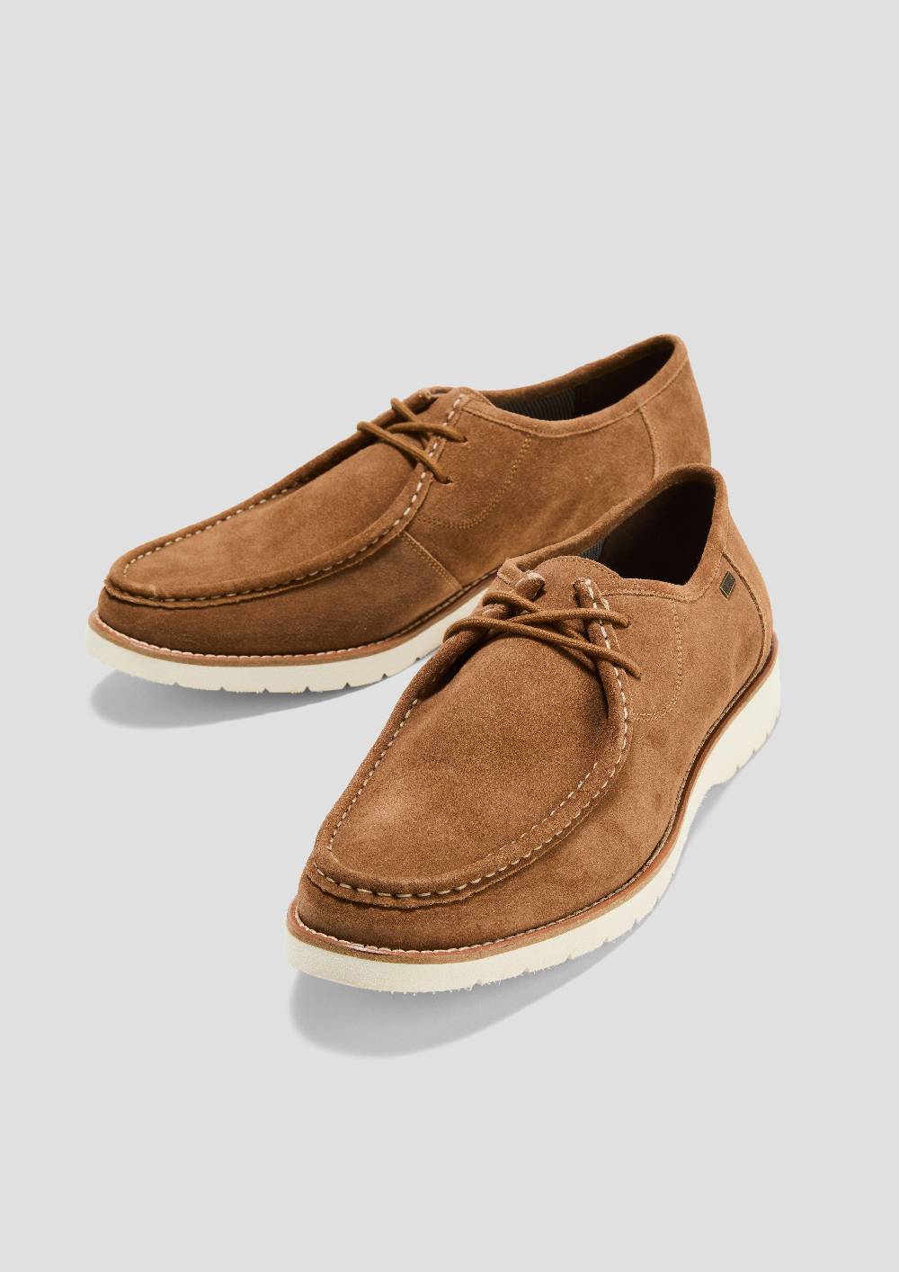 s.Oliver Slipper aus Leder mit Ziernähten Angebote