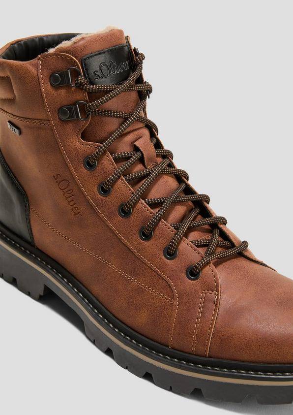 s.Oliver Gefütterte Schnür-Boots Limitierter Zeitrabatt