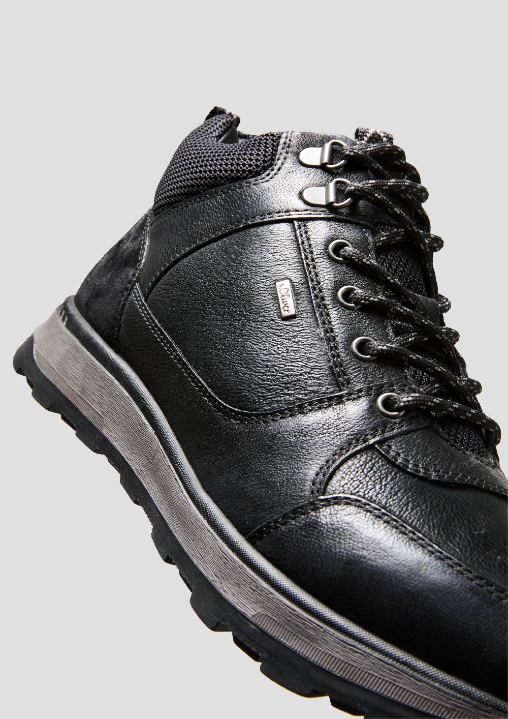 s.Oliver Echtleder-Stiefel in Sneaker-Optik Fabrik Onlineshop
