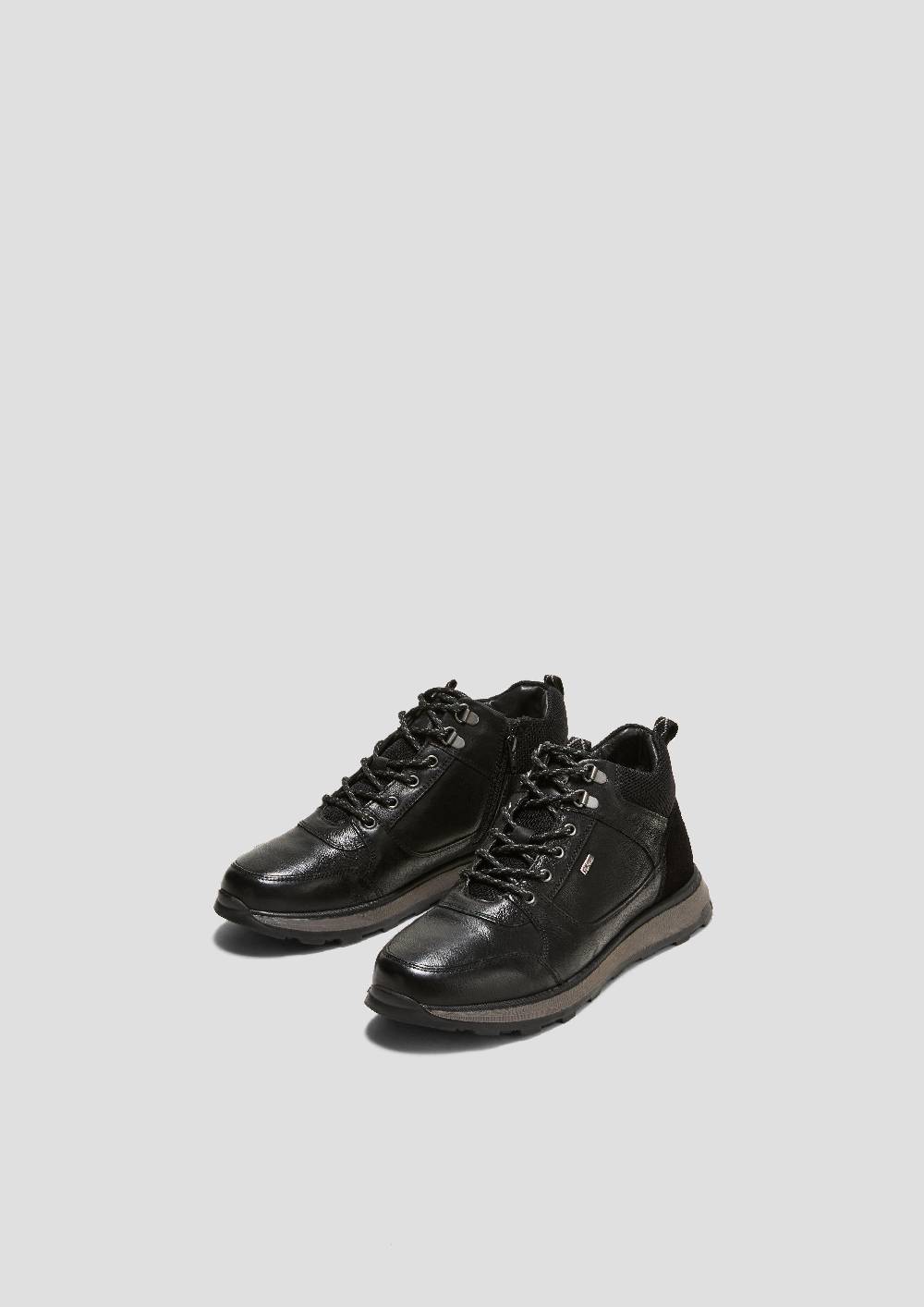 s.Oliver Echtleder-Stiefel in Sneaker-Optik Fabrik Onlineshop