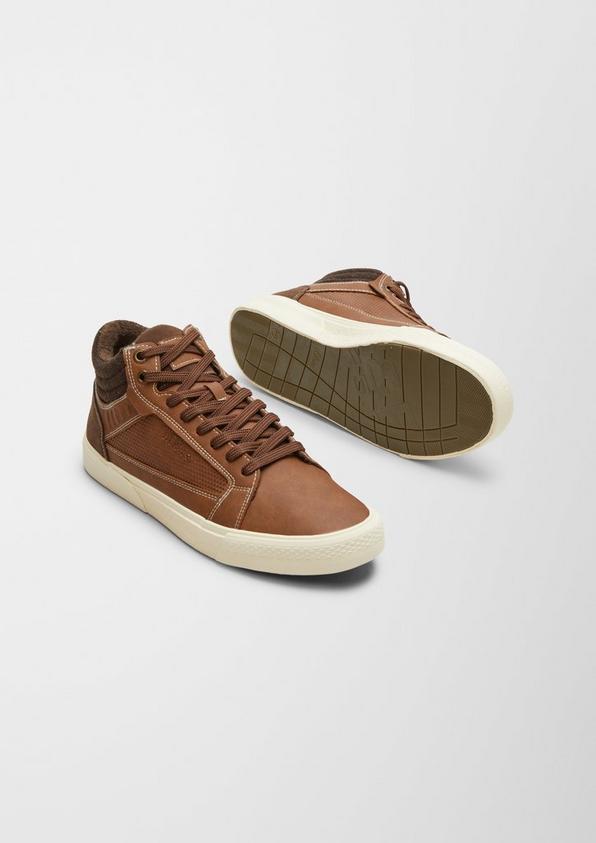 s.Oliver High Sneaker im Materialmix Saisonschlussverkauf