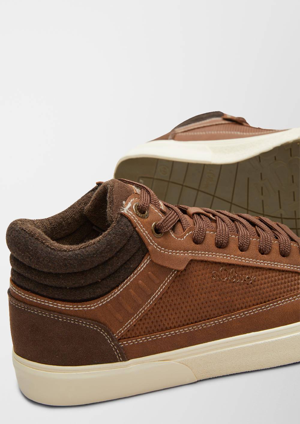 s.Oliver High Sneaker im Materialmix Saisonschlussverkauf