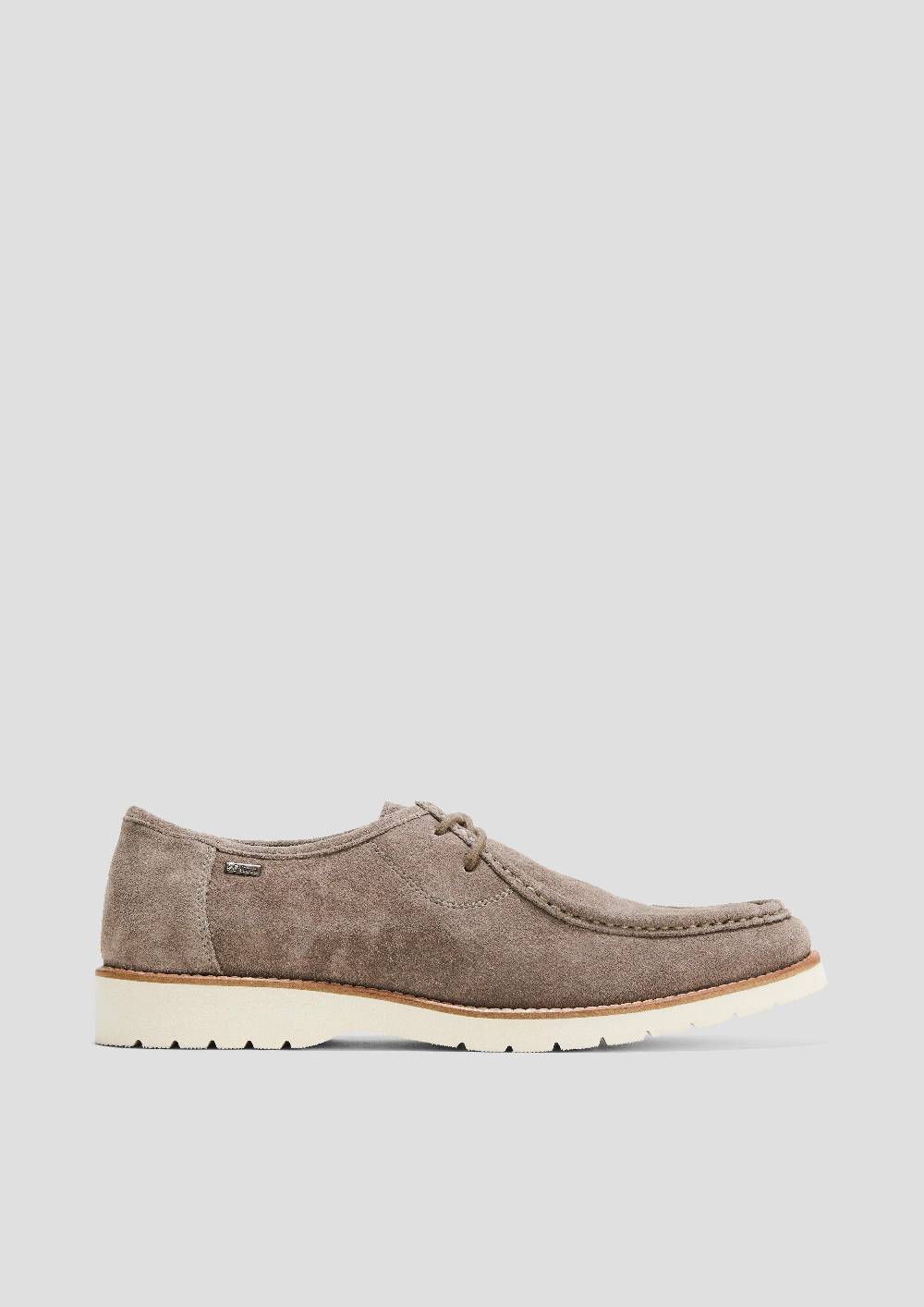 s.Oliver Slipper aus Leder mit Ziernähten Neueste Mode