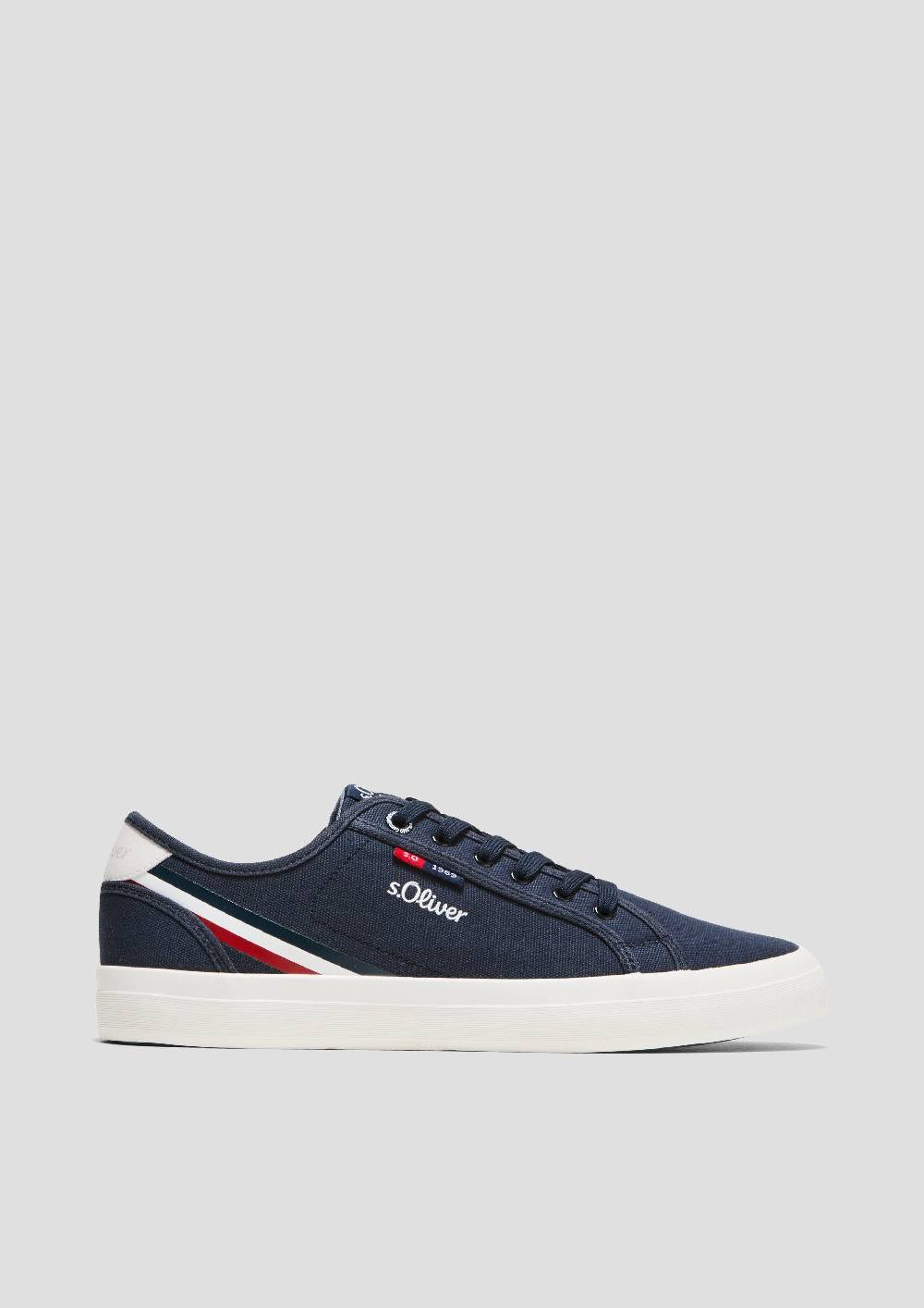 s.Oliver Sneaker mit Kontrast-Details und Logo Zeitlich begrenztes Angebot