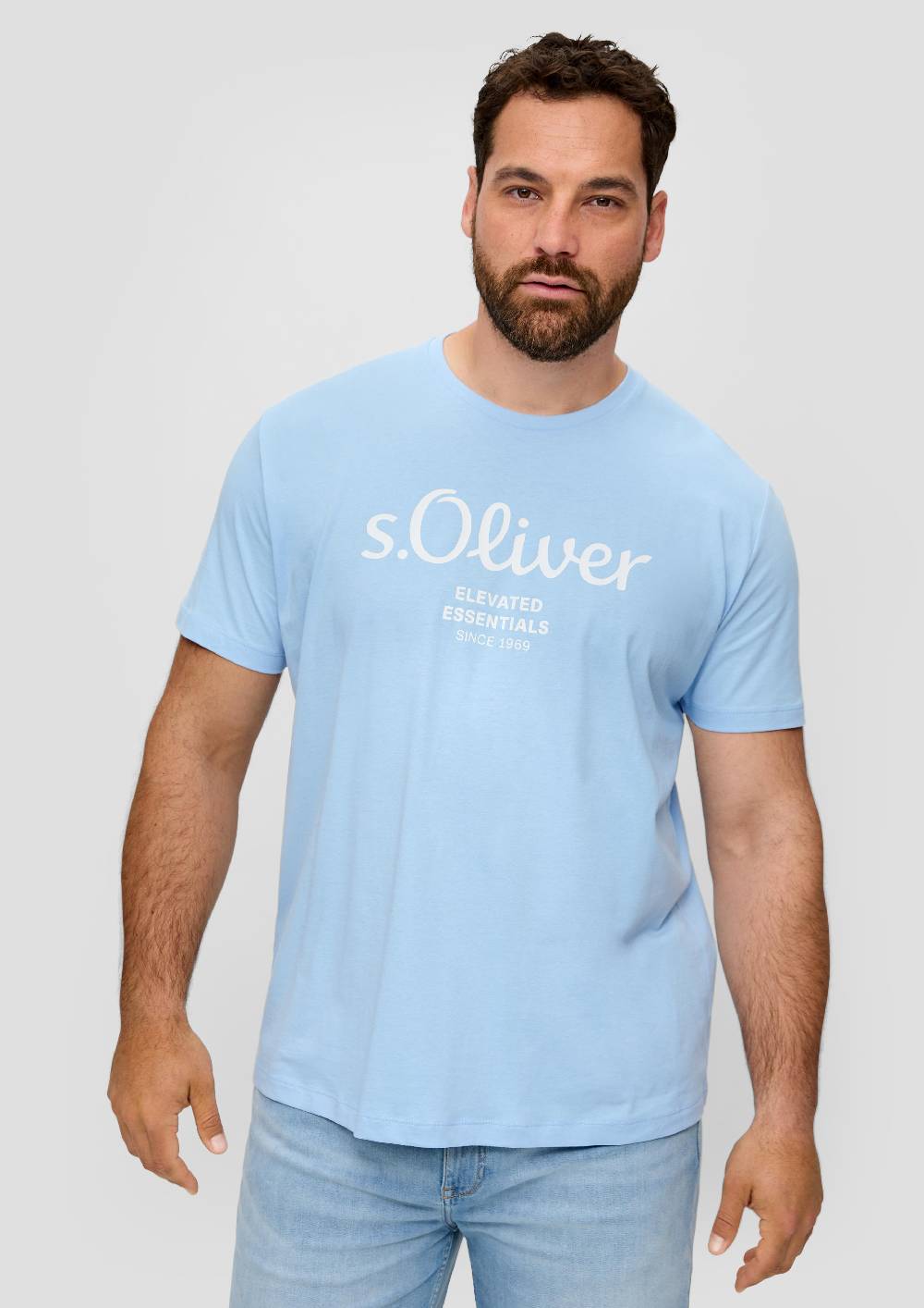 s.Oliver T-Shirt mit Label-Print Kauf eins, bekomm eins gratis