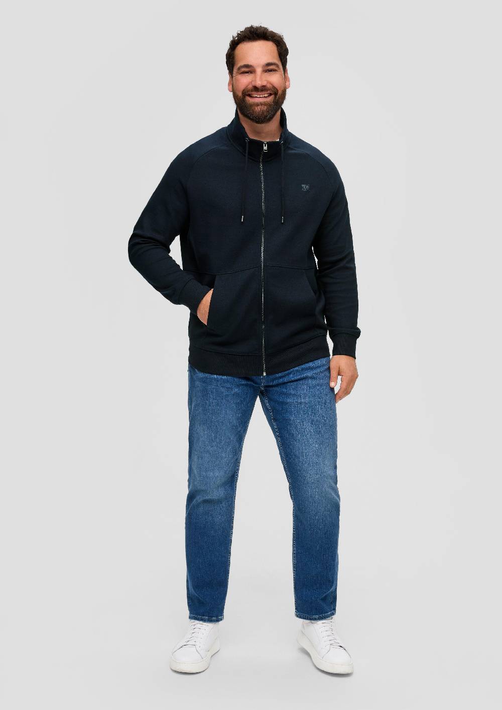 s.Oliver Sweatjacke mit Rollkragen Sonderangebote