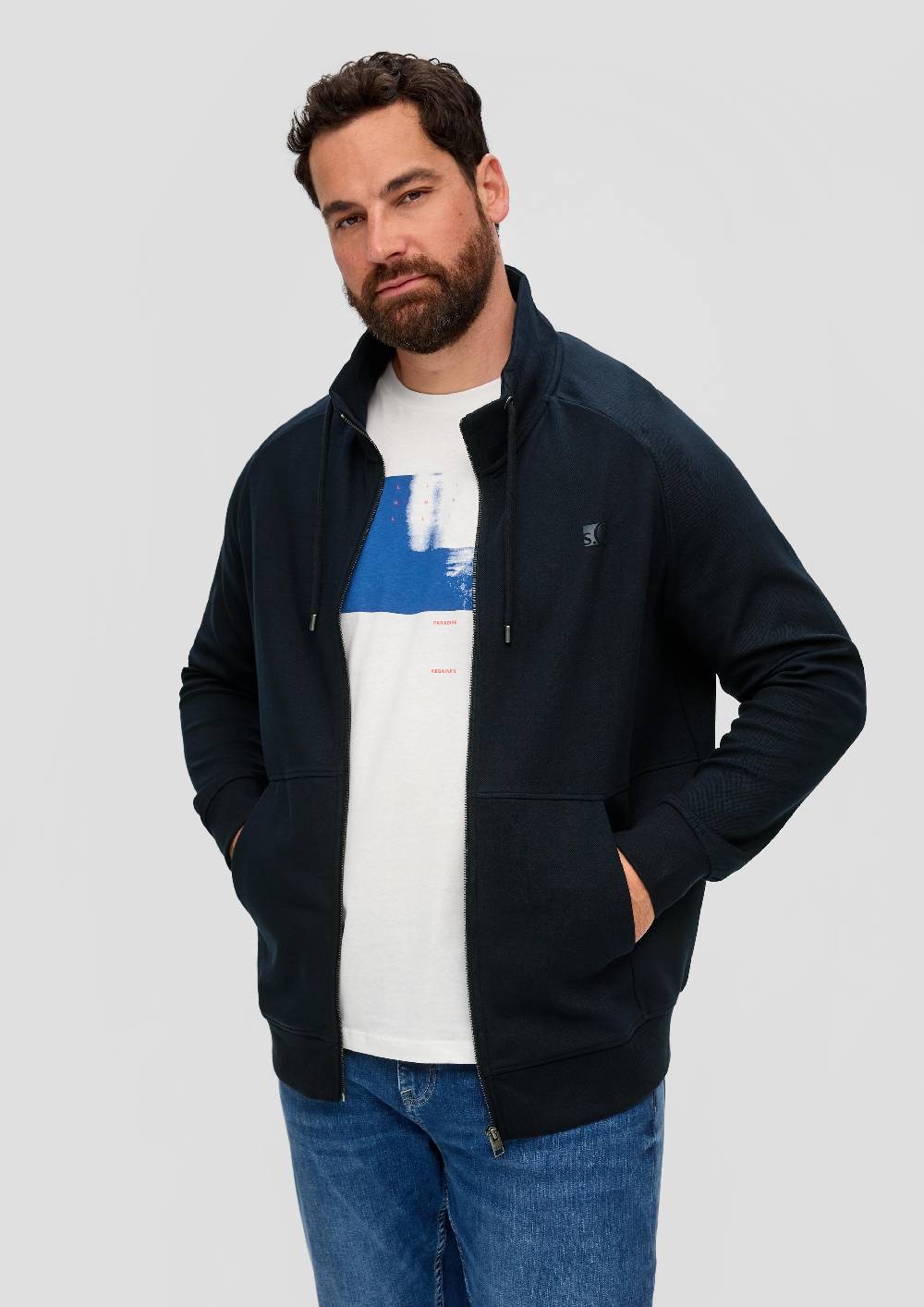 s.Oliver Sweatjacke mit Rollkragen Sonderangebote