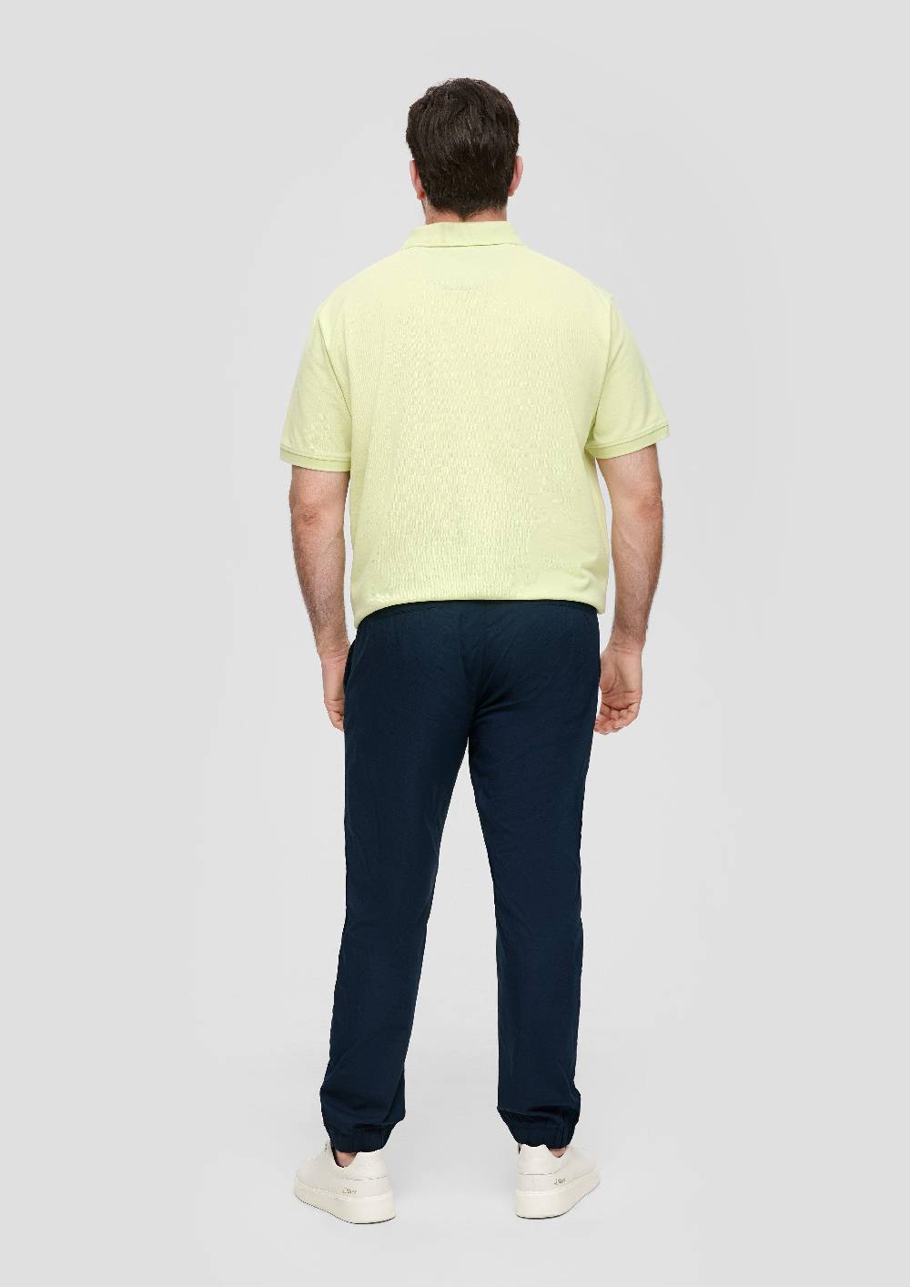 s.Oliver Baumwoll-Hose mit elastischem Bund und Print-Detail Tiefpreis
