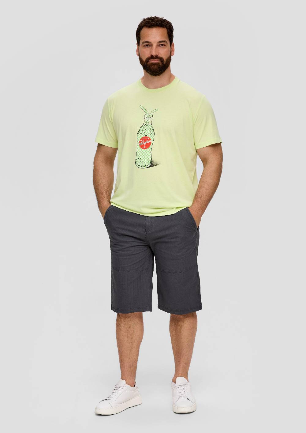 s.Oliver Jersey-T-Shirt mit Sinalco®-Print Begrenzte Freigabe